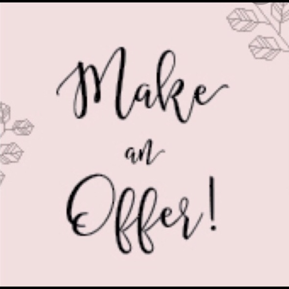 Accepting all reasonable offers!